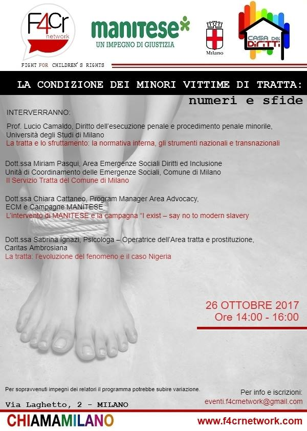 LA CONDIZIONE DEI MINORI VITTIME DI TRATTA_mani tese_26_10_2017