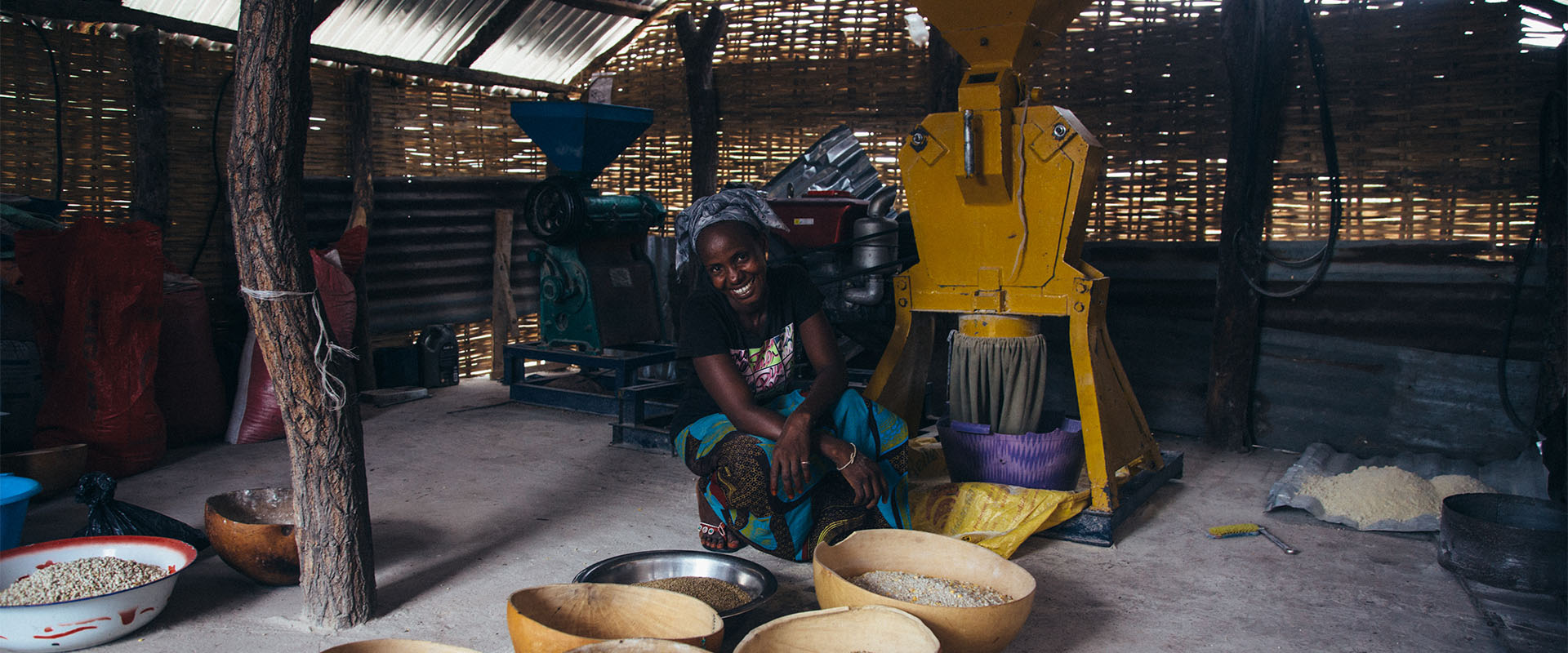 centro trasformazione cereali pirada Guinea Bissau Mani Tese 2017