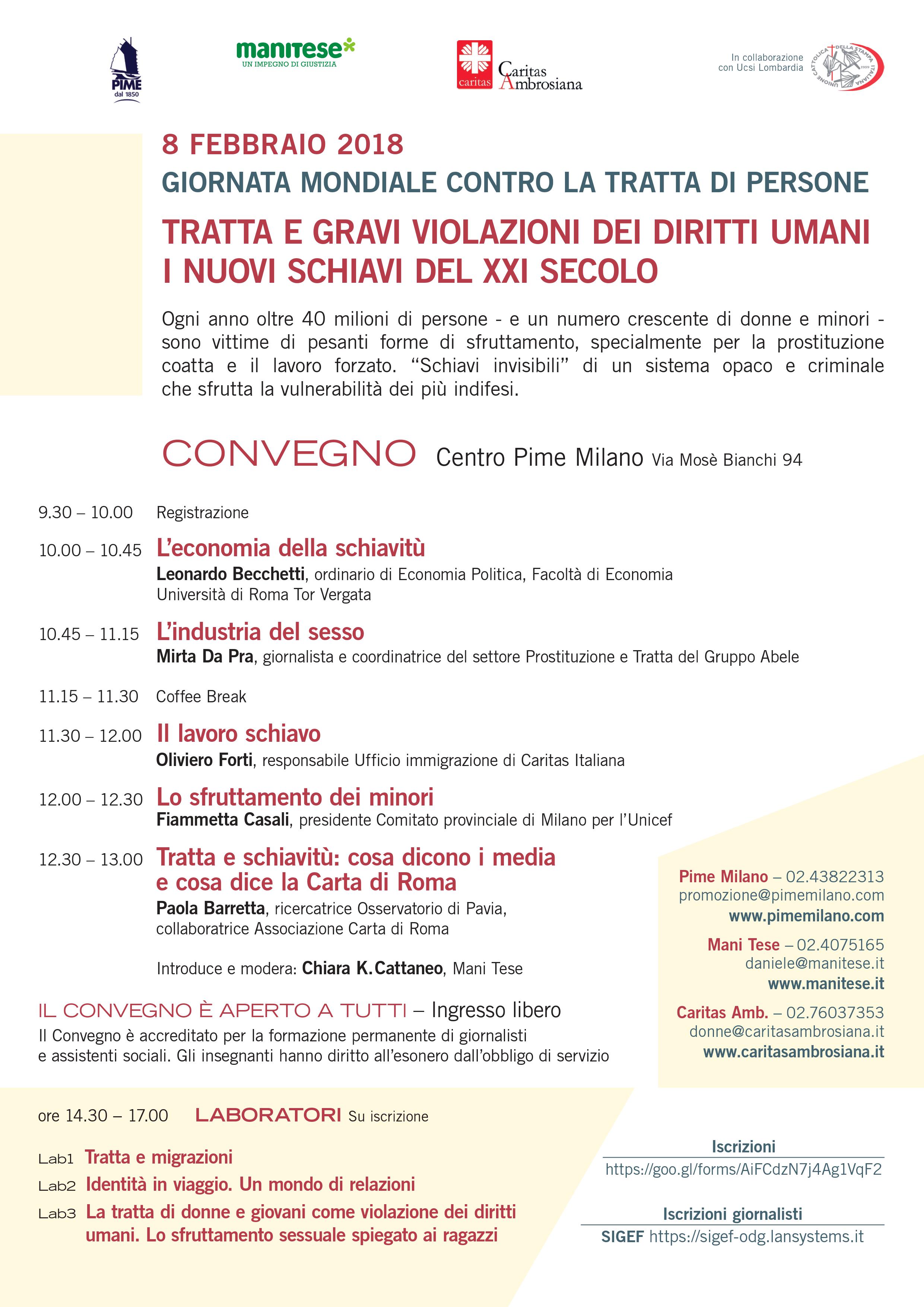 Locandina 8 febbraio 2018