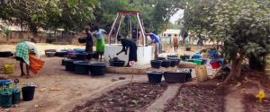 orto comunitario pozzo rifugiati Guinea Bissau Mani Tese 2018