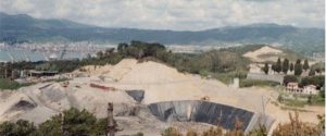 collina pitelli discarica rifiuti Italia Mani Tese 2018