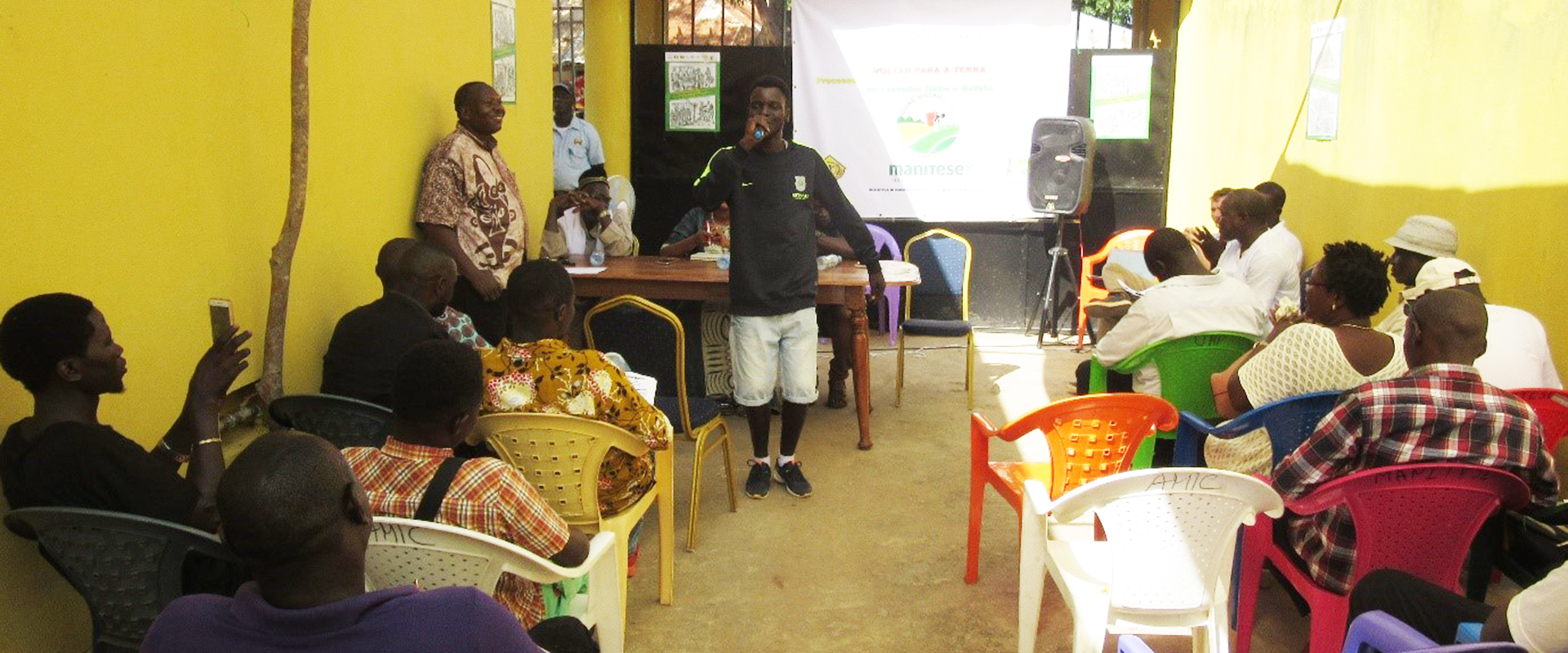 Abdul embalo cantante inaugurazione progetto Guinea Bissau Mani Tese 2018