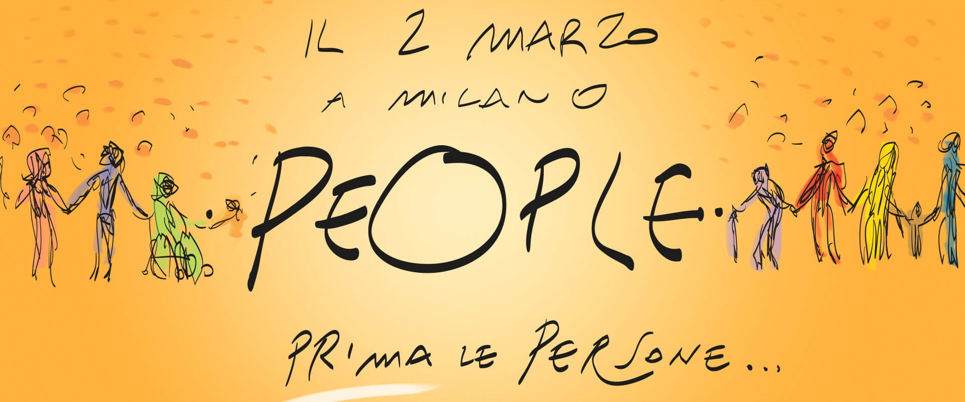 people prima le persone mani tese 2019