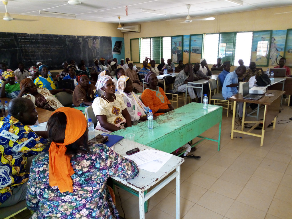 atelier raccomandazioni risultati burkina faso mani tese 2019