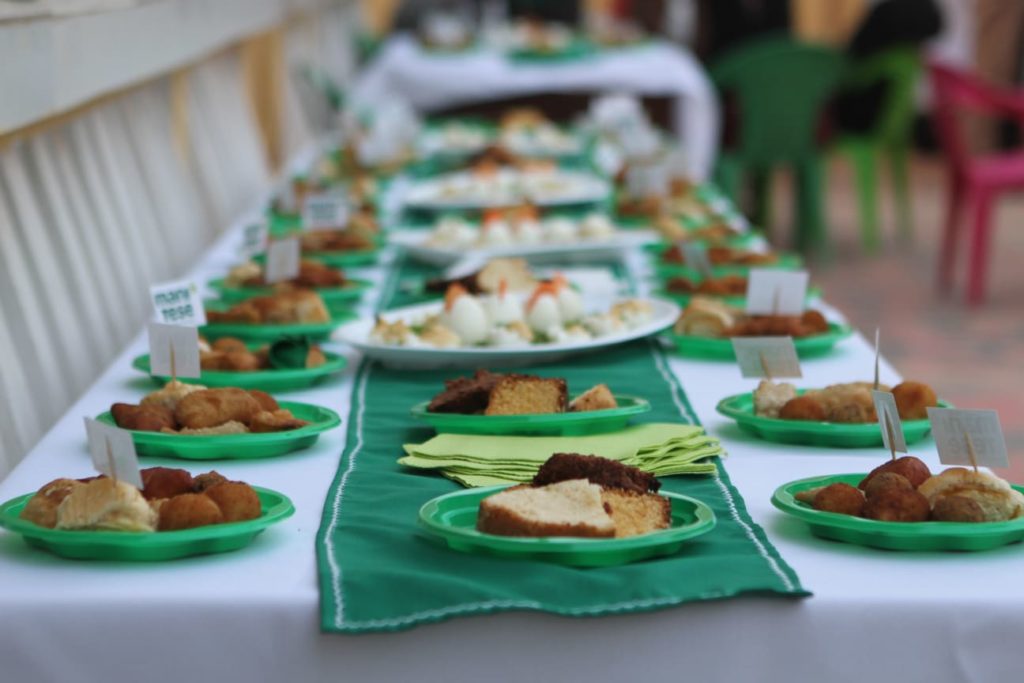 buffet piatti tipici festa 40 anni mani tese 2019