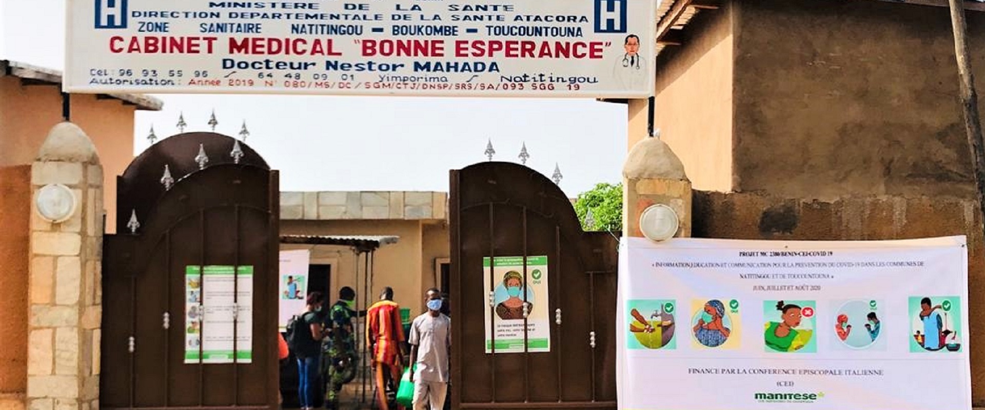 mani tese benin covid 19 cover