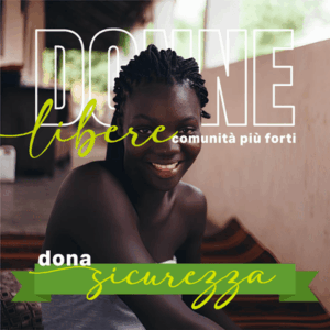 Dona sicurezza a una donna