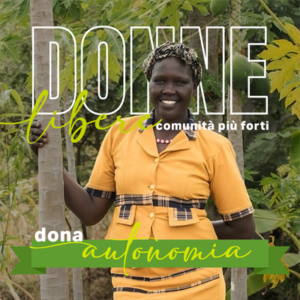 Dona autonomia a una donna